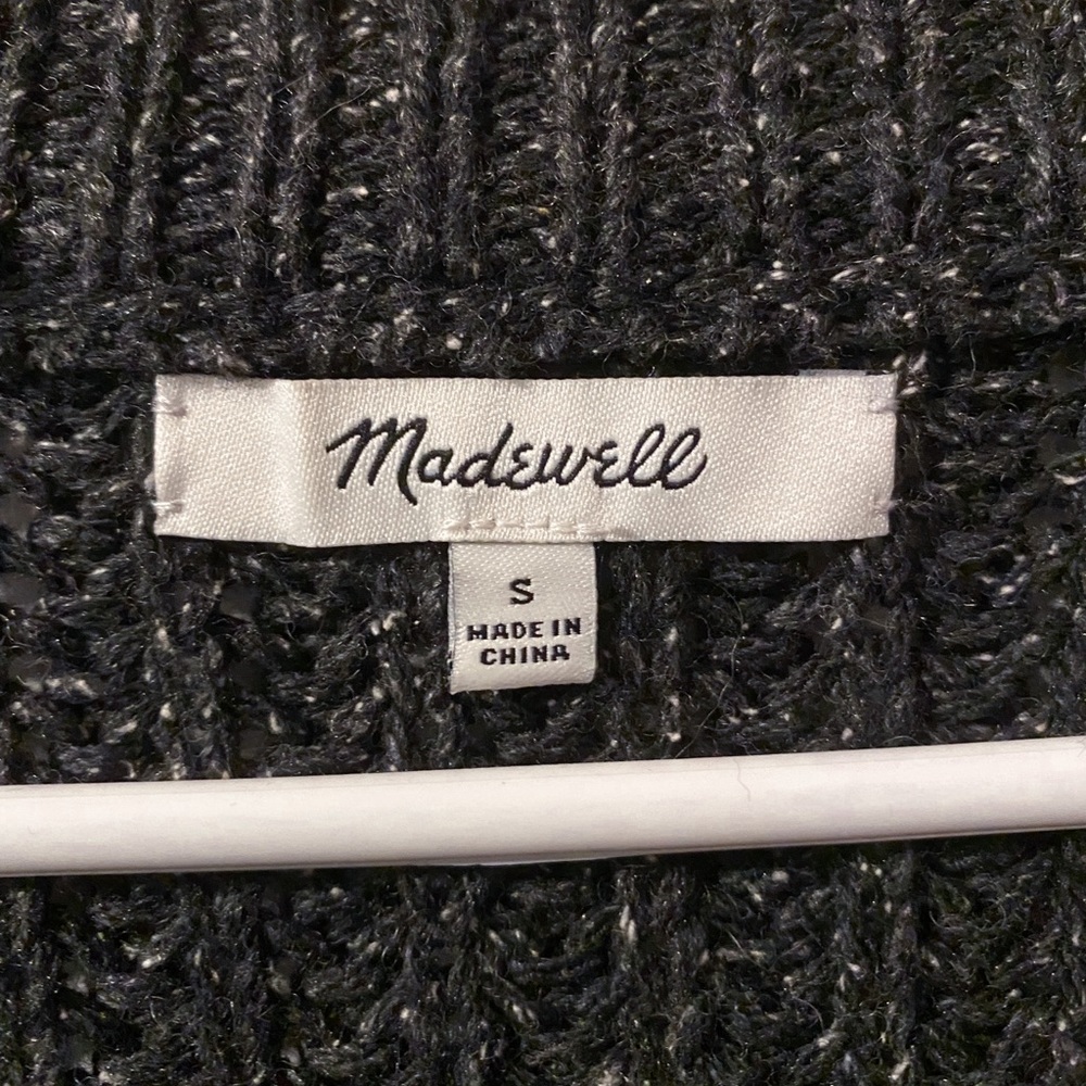 Madewell Gray Boxy Sweater - Picture 2 of 3